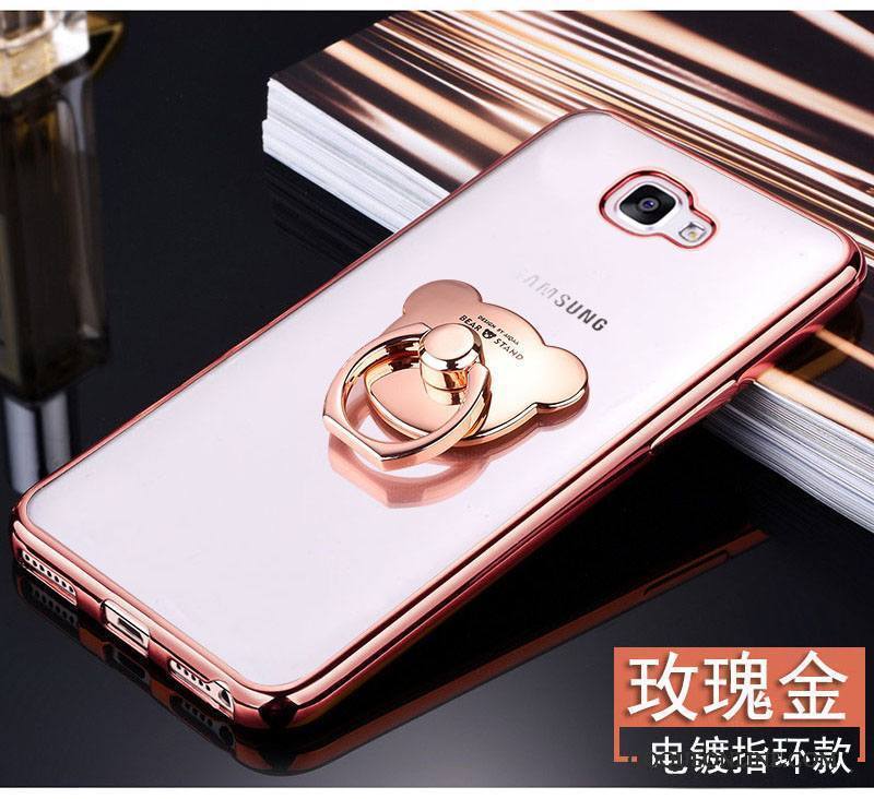 Samsung Galaxy A9 Protection Incassable Coque De Téléphone Or Rose Fluide Doux Étui Étoile