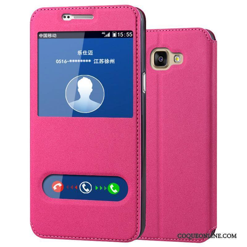 Samsung Galaxy A9 Rose Housse Étui En Cuir Coque De Téléphone Étoile Tout Compris Incassable