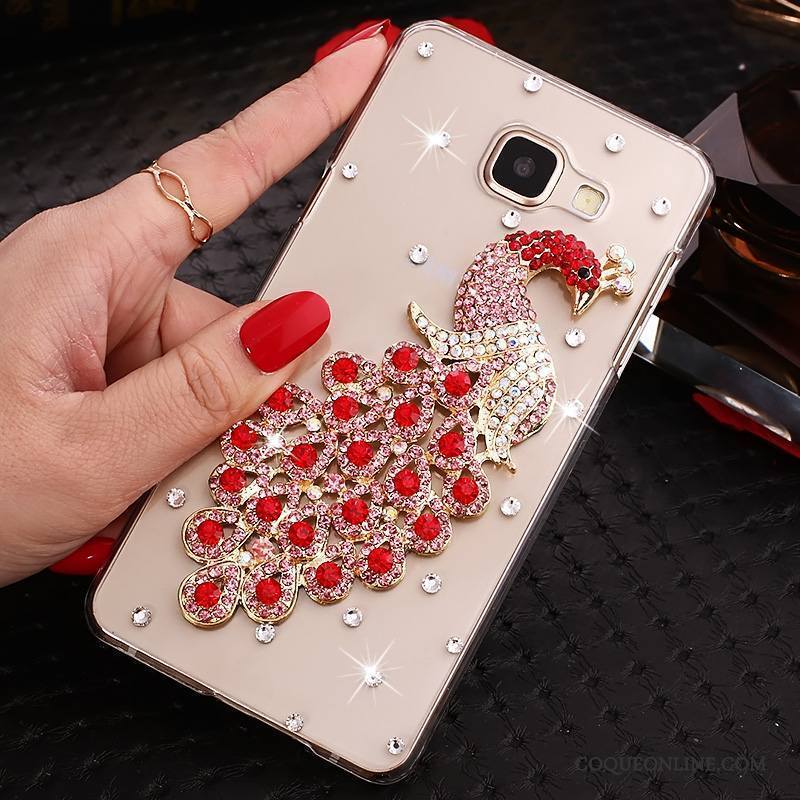 Samsung Galaxy A9 Strass Coque Transparent De Téléphone Étui Incruster Strass Protection