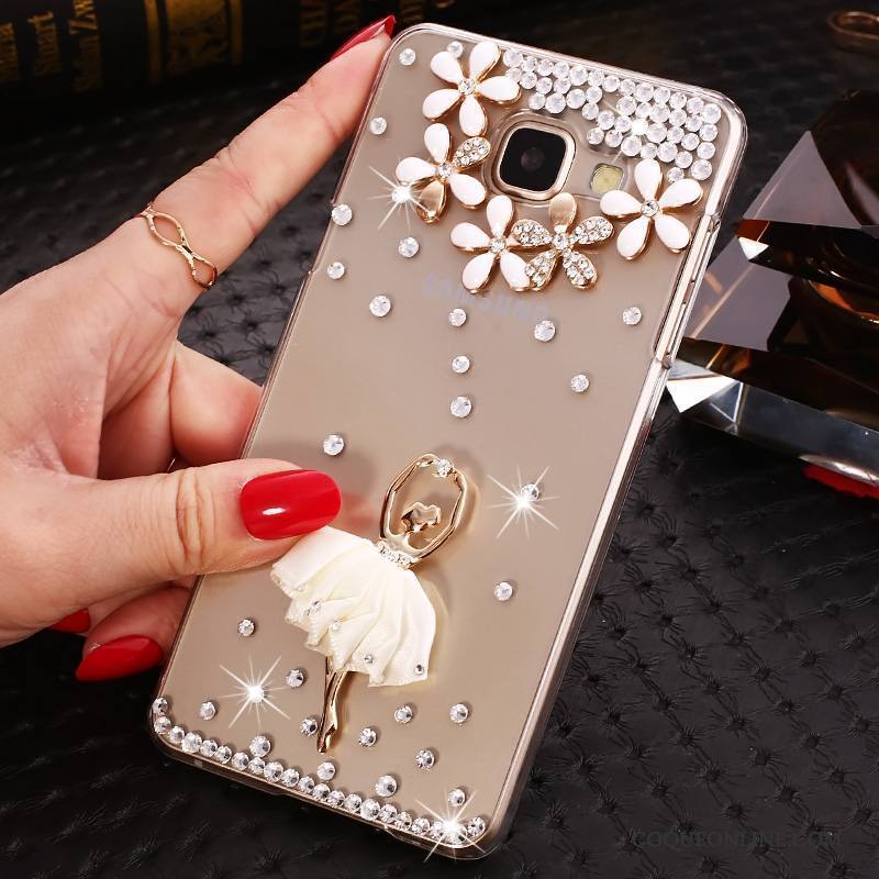 Samsung Galaxy A9 Strass Coque Transparent De Téléphone Étui Incruster Strass Protection