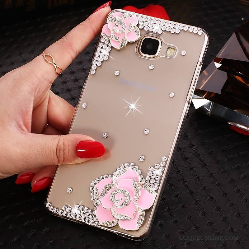 Samsung Galaxy A9 Strass Coque Transparent De Téléphone Étui Incruster Strass Protection