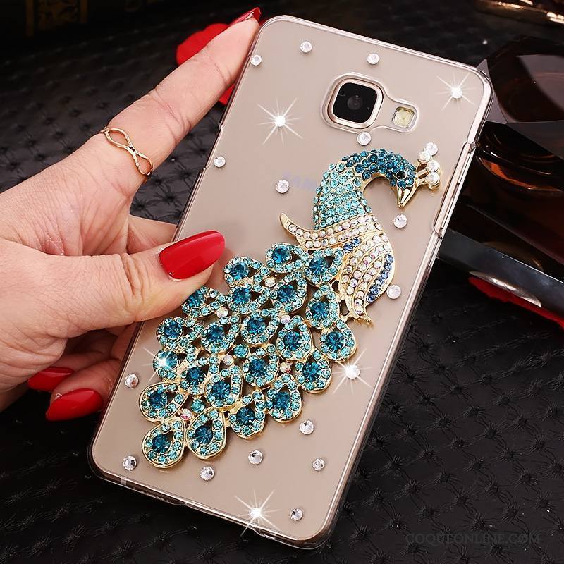 Samsung Galaxy A9 Strass Coque Transparent De Téléphone Étui Incruster Strass Protection