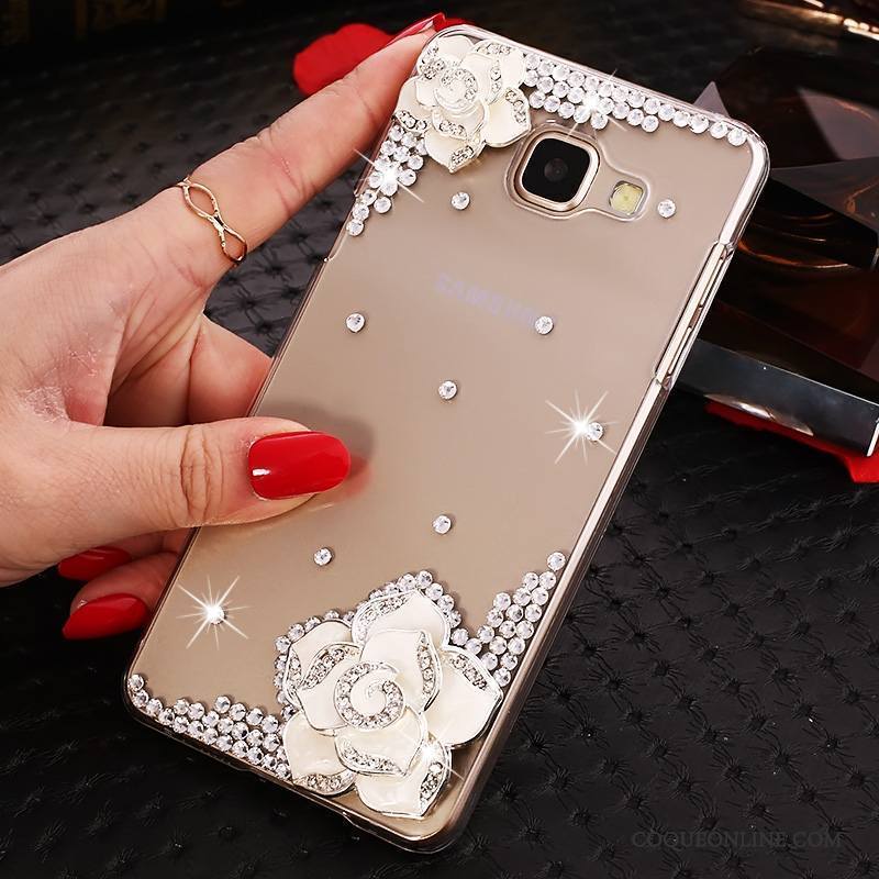 Samsung Galaxy A9 Strass Coque Transparent De Téléphone Étui Incruster Strass Protection