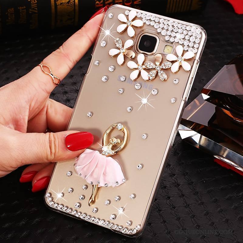 Samsung Galaxy A9 Strass Coque Transparent De Téléphone Étui Incruster Strass Protection