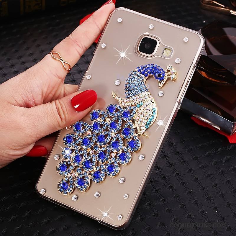 Samsung Galaxy A9 Strass Coque Transparent De Téléphone Étui Incruster Strass Protection