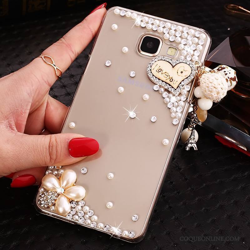 Samsung Galaxy A9 Strass Coque Transparent De Téléphone Étui Incruster Strass Protection