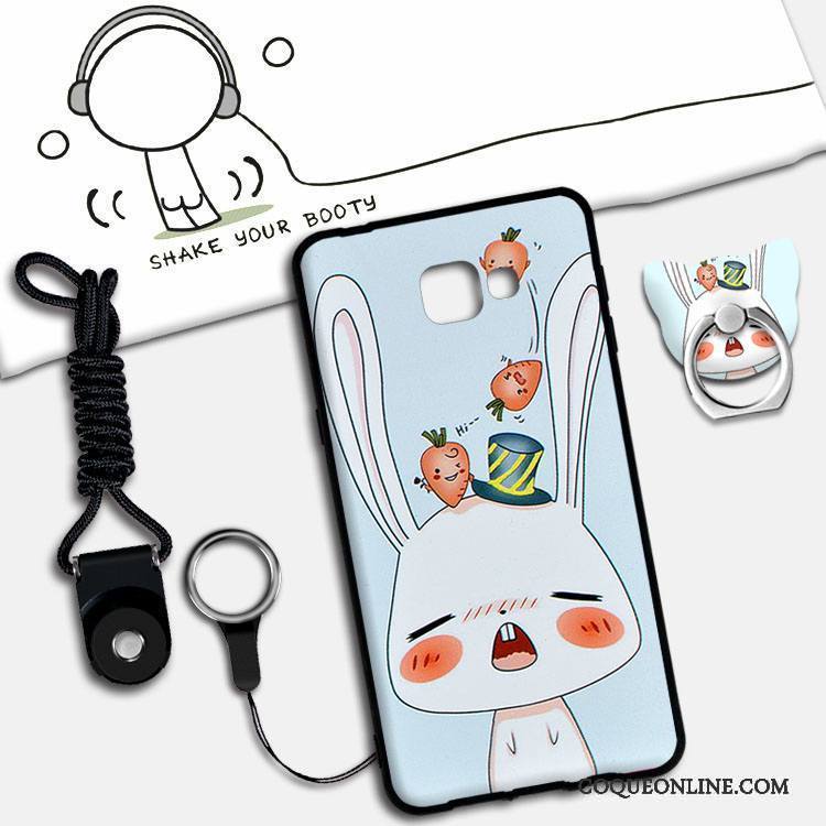 Samsung Galaxy A9 Support Silicone Dessin Animé Vert Étoile Coque De Téléphone