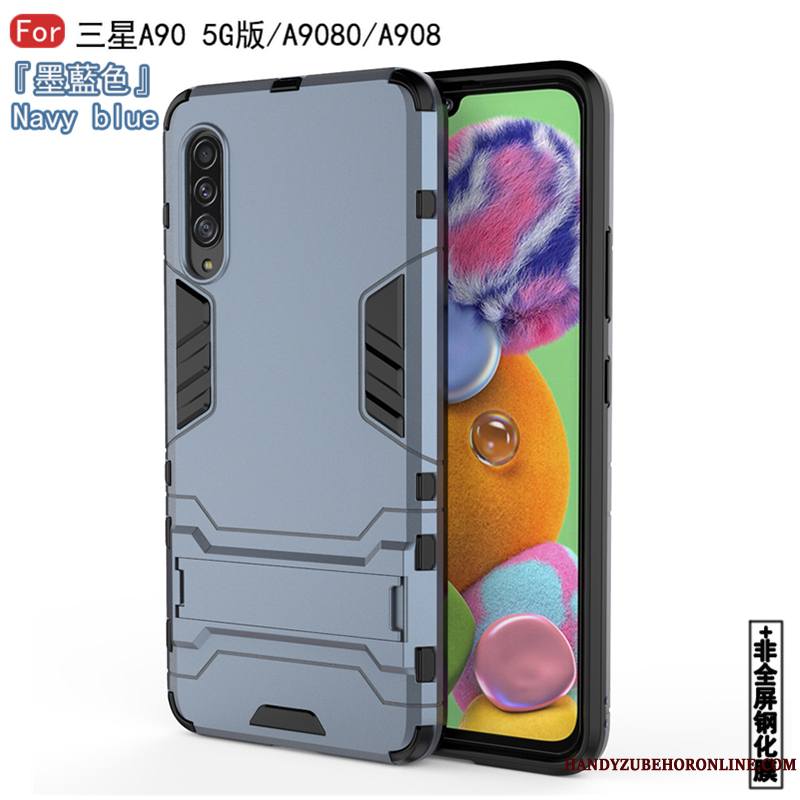 Samsung Galaxy A90 5g Coque Fluide Doux Silicone Business Difficile Incassable Blanc Tout Compris