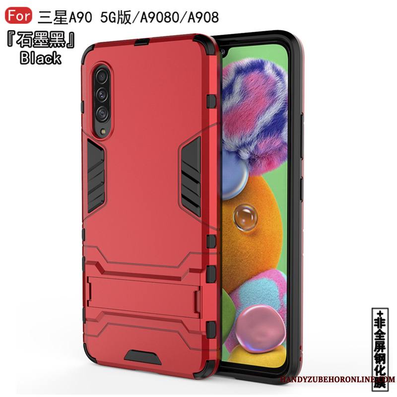 Samsung Galaxy A90 5g Coque Fluide Doux Silicone Business Difficile Incassable Blanc Tout Compris