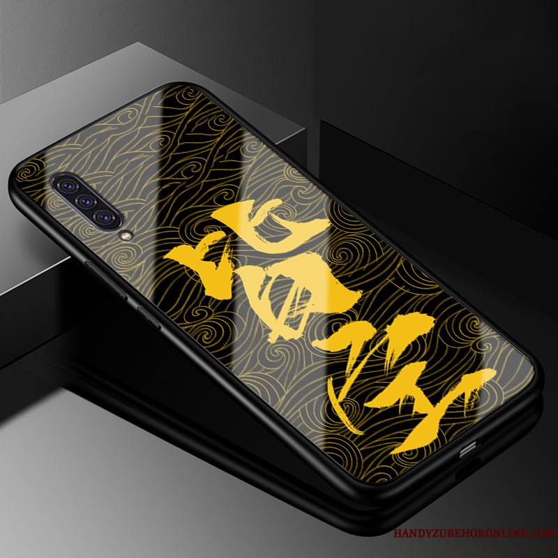 Samsung Galaxy A90 5g Coque Jaune Protection Fluide Doux Silicone Tout Compris Marque De Tendance Étui