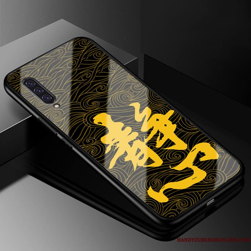 Samsung Galaxy A90 5g Coque Jaune Protection Fluide Doux Silicone Tout Compris Marque De Tendance Étui