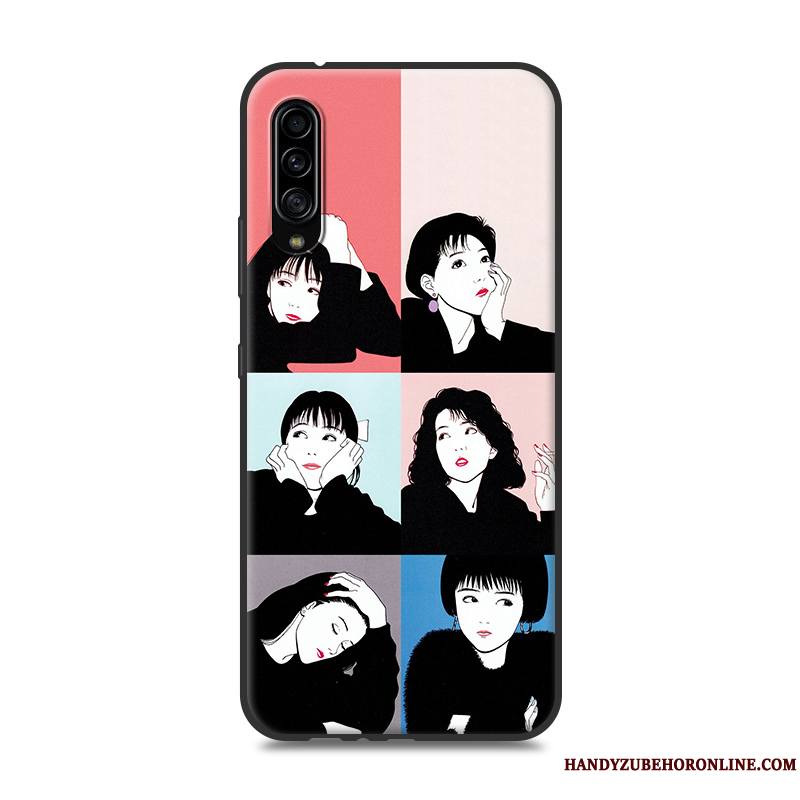 Samsung Galaxy A90 5g Protection Jaune Amoureux Étui Dessin Animé Étoile Coque De Téléphone