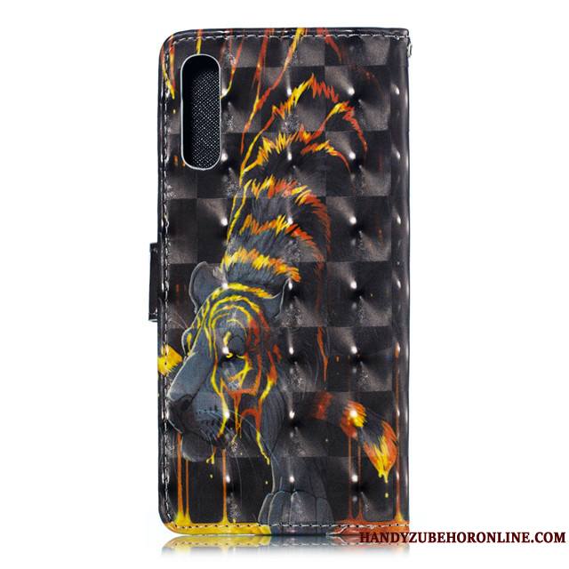 Samsung Galaxy A90 5g Étoile Charmant Clamshell Incassable Étui En Cuir Protection Coque