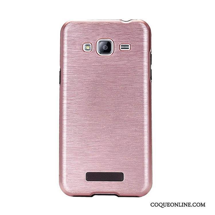 Samsung Galaxy J3 2015 Rouge Protection Coque De Téléphone Étoile Étui Simple Créatif