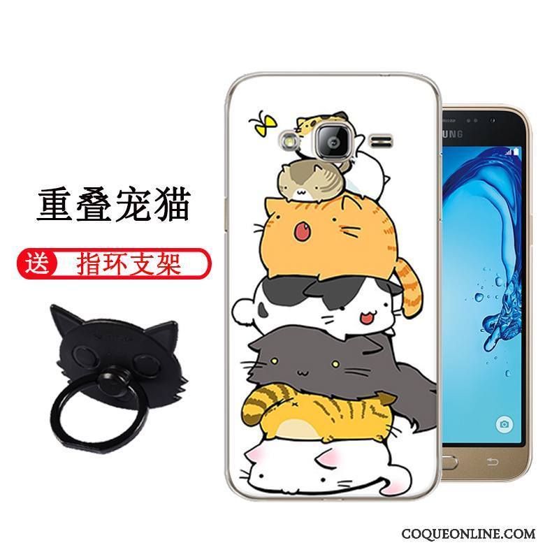 Samsung Galaxy J3 2016 Coque Créatif Étui Incassable Dessin Animé Tendance Protection