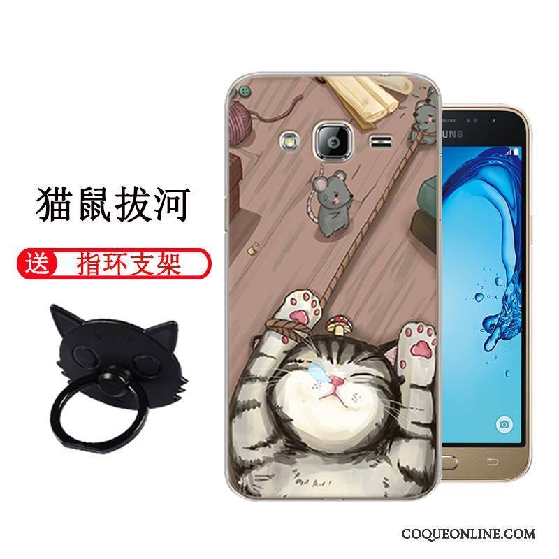 Samsung Galaxy J3 2016 Coque Créatif Étui Incassable Dessin Animé Tendance Protection