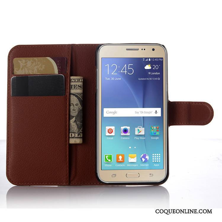 Samsung Galaxy J3 2016 Protection Étui Étoile Housse Coque De Téléphone Téléphone Portable Portefeuille