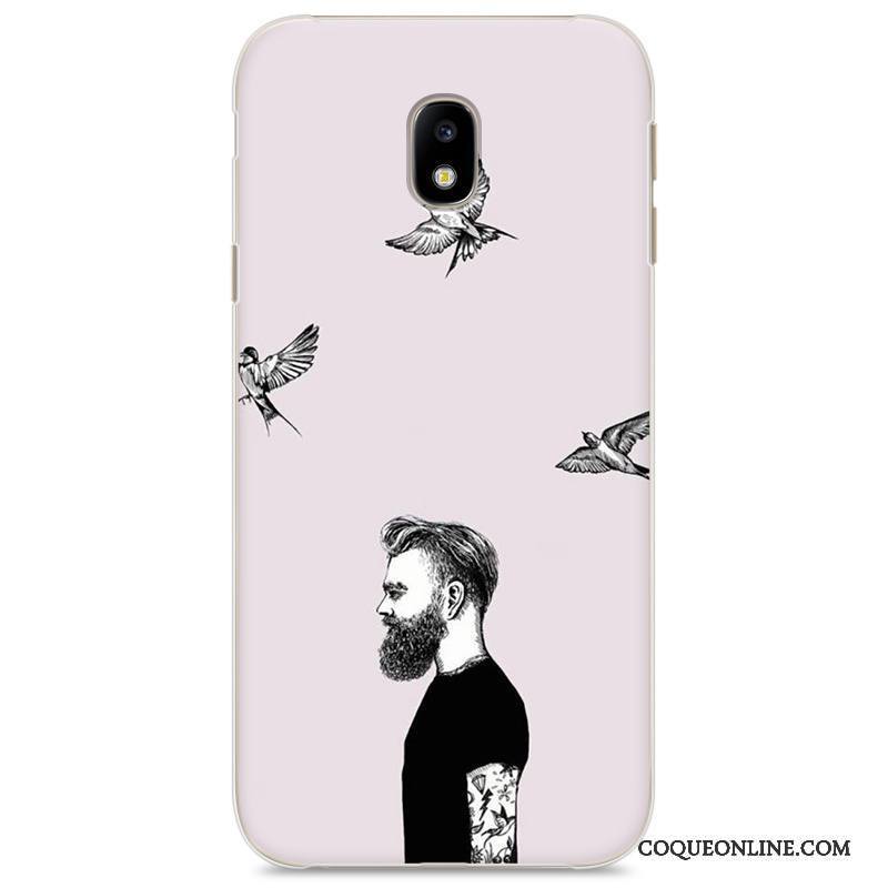 Samsung Galaxy J3 2017 Coque Difficile Multicolore Étoile Peinture Étui Protection