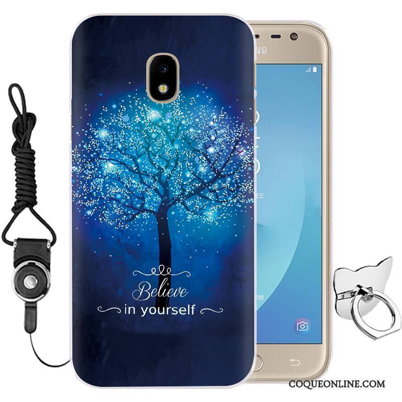 Samsung Galaxy J3 2017 Dessin Animé Coque De Téléphone Téléphone Portable Silicone Fleurs Protection Fluide Doux