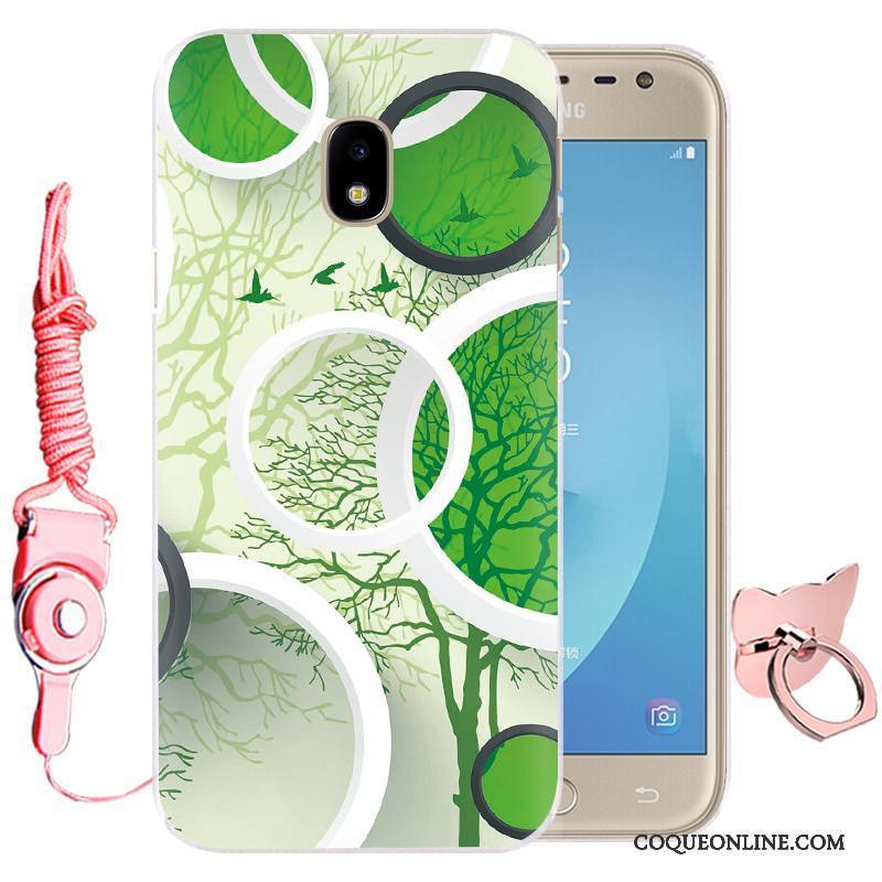 Samsung Galaxy J3 2017 Dessin Animé Coque De Téléphone Téléphone Portable Silicone Fleurs Protection Fluide Doux