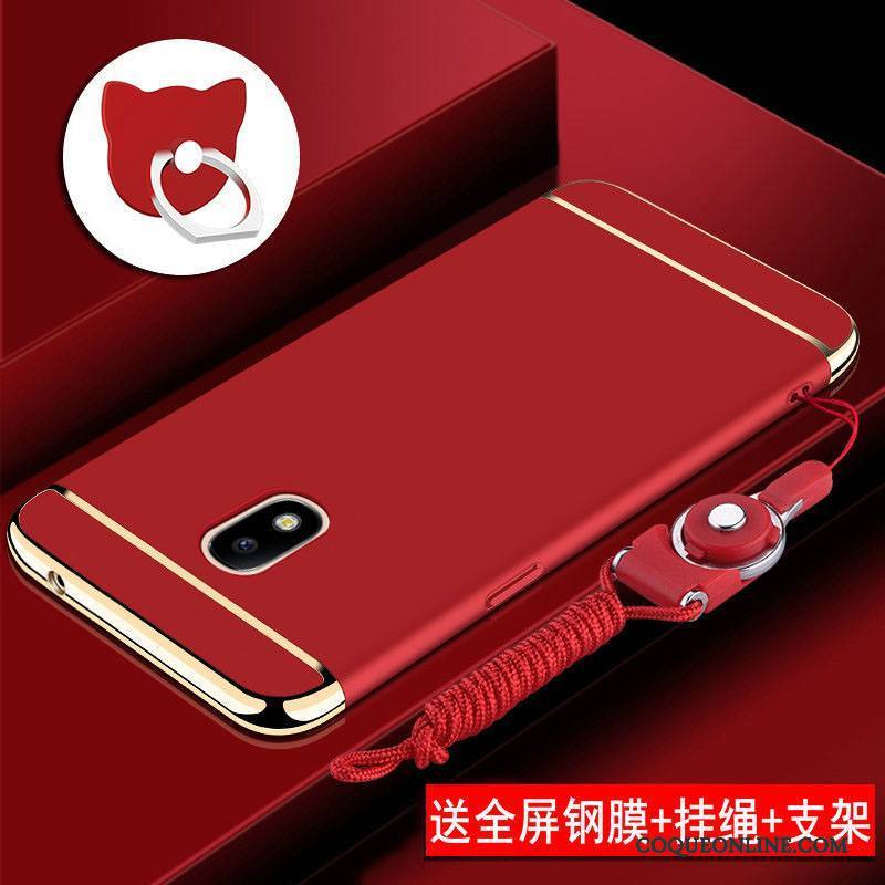 Samsung Galaxy J3 2017 Protection Incassable Tout Compris Étoile Rouge Coque De Téléphone Étui