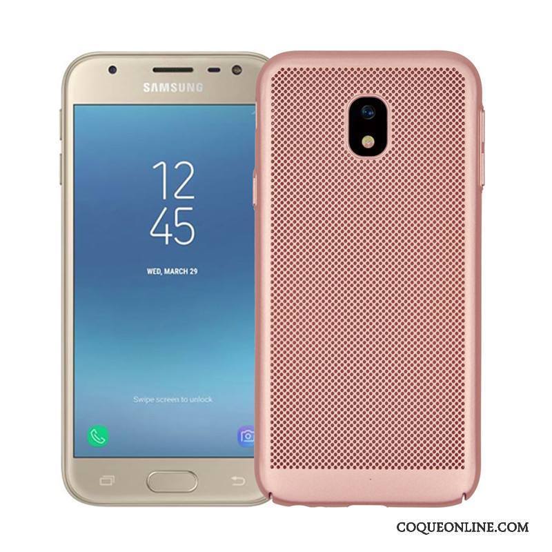 Samsung Galaxy J3 2017 Protection Respirant Coque De Téléphone Étoile Or Étui