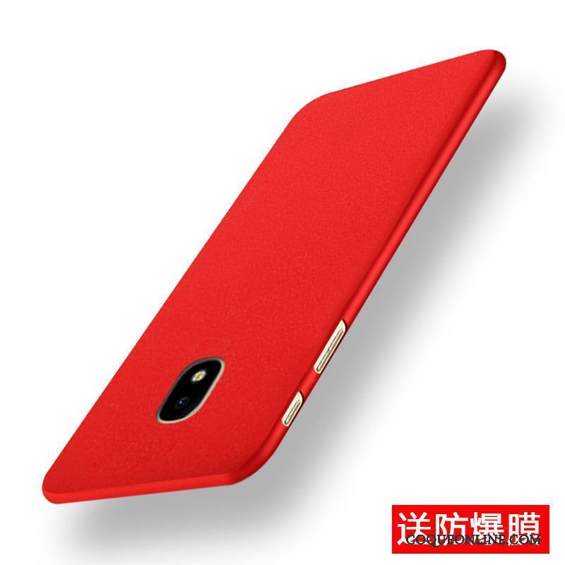 Samsung Galaxy J3 2017 Tout Compris Silicone Coque De Téléphone Rouge Étoile Étui Téléphone Portable