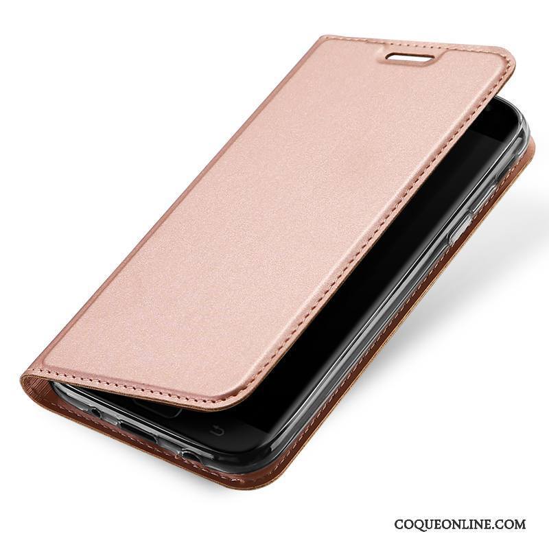 Samsung Galaxy J3 2017 Étui En Cuir Rose Tout Compris Incassable Business Coque De Téléphone Étoile