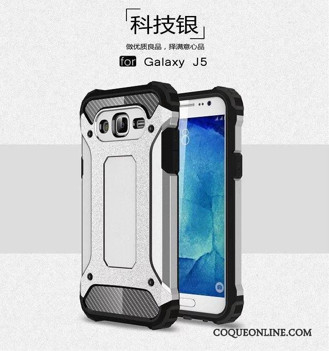 Samsung Galaxy J5 2015 Armure Étoile Incassable Coque De Téléphone Étui Or Tout Compris