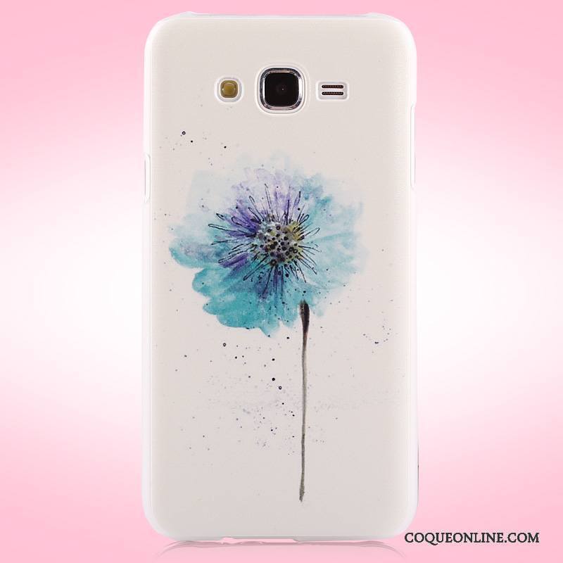 Samsung Galaxy J5 2015 Fleurs Protection Coque De Téléphone Difficile Étui Étoile Bleu Clair