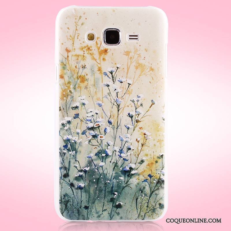 Samsung Galaxy J5 2015 Fleurs Protection Coque De Téléphone Difficile Étui Étoile Bleu Clair