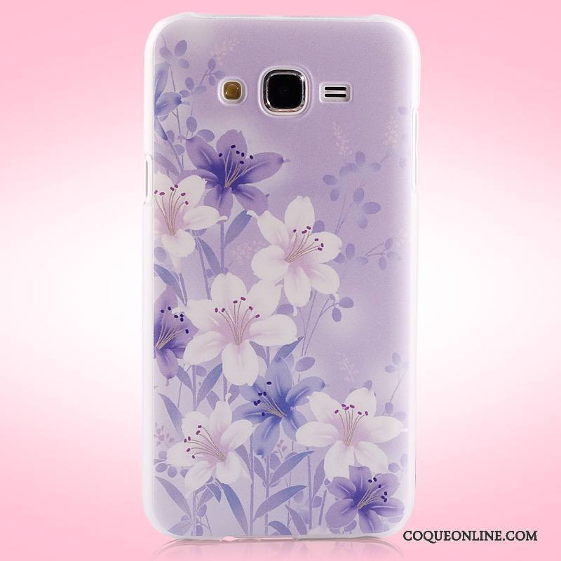 Samsung Galaxy J5 2015 Fleurs Protection Coque De Téléphone Difficile Étui Étoile Bleu Clair