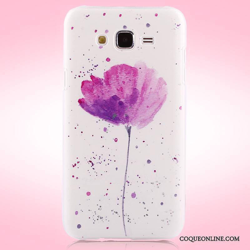 Samsung Galaxy J5 2015 Fleurs Protection Coque De Téléphone Difficile Étui Étoile Bleu Clair