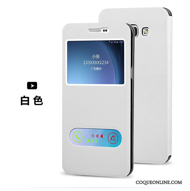 Samsung Galaxy J5 2015 Téléphone Portable Protection Étui En Cuir Bleu Coque De Téléphone Étoile Housse