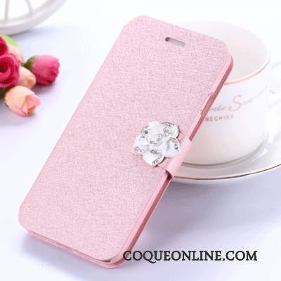 Samsung Galaxy J5 2015 Étoile Étui En Cuir Coque De Téléphone Rose Tendance Protection Clamshell