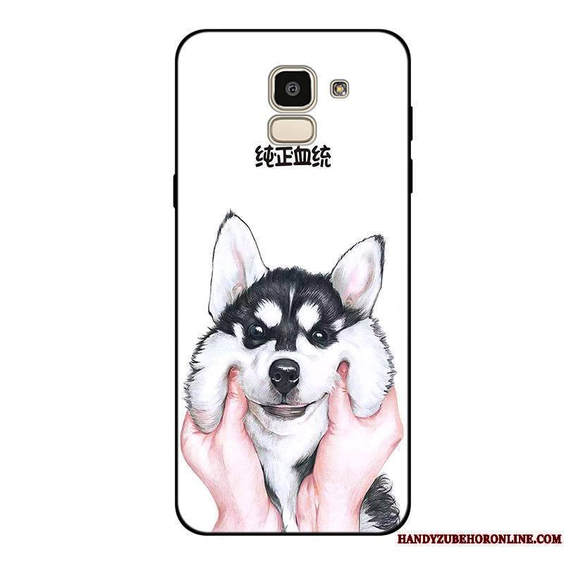 Samsung Galaxy J6 Bleu Dessin Animé Coque Fluide Doux Étoile De Téléphone Incassable