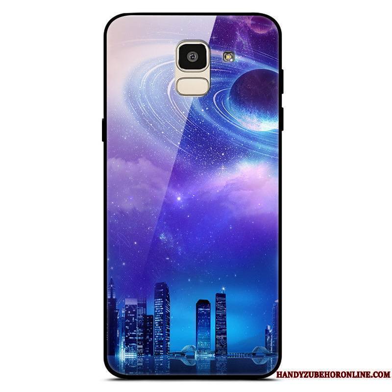 Samsung Galaxy J6 Ciel Étoilé Coque Étoile Multicolore Incassable Tendance Mois