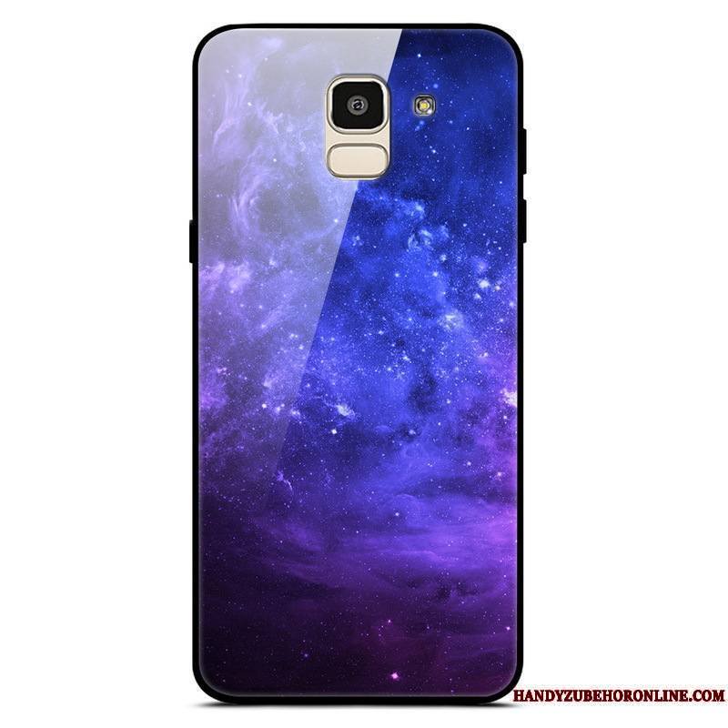 Samsung Galaxy J6 Ciel Étoilé Coque Étoile Multicolore Incassable Tendance Mois