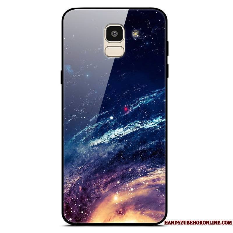 Samsung Galaxy J6 Ciel Étoilé Coque Étoile Multicolore Incassable Tendance Mois