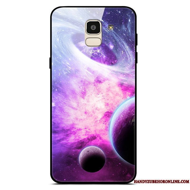 Samsung Galaxy J6 Ciel Étoilé Coque Étoile Multicolore Incassable Tendance Mois