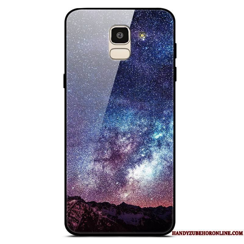 Samsung Galaxy J6 Ciel Étoilé Coque Étoile Multicolore Incassable Tendance Mois