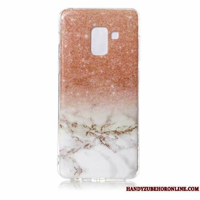 Samsung Galaxy J6 Coque Étoile Rose Créatif Incassable Fluide Doux Étui