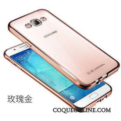 Samsung Galaxy J7 2015 Coque Incassable Protection Transparent Étui Or Résistant Aux Rayures Téléphone Portable