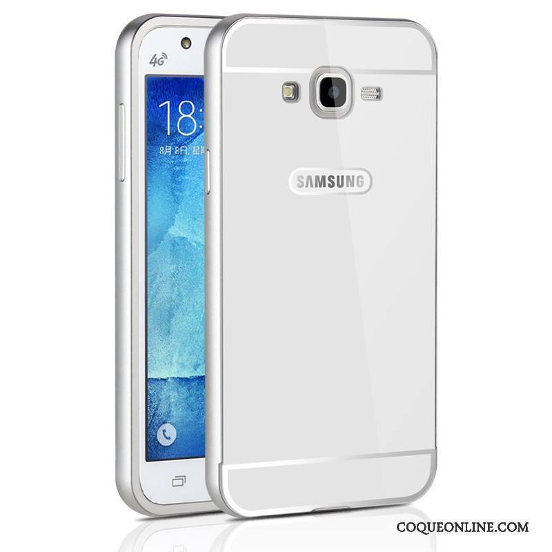 Samsung Galaxy J7 2015 Coque Métal Étoile Téléphone Portable Difficile Protection Border Étui