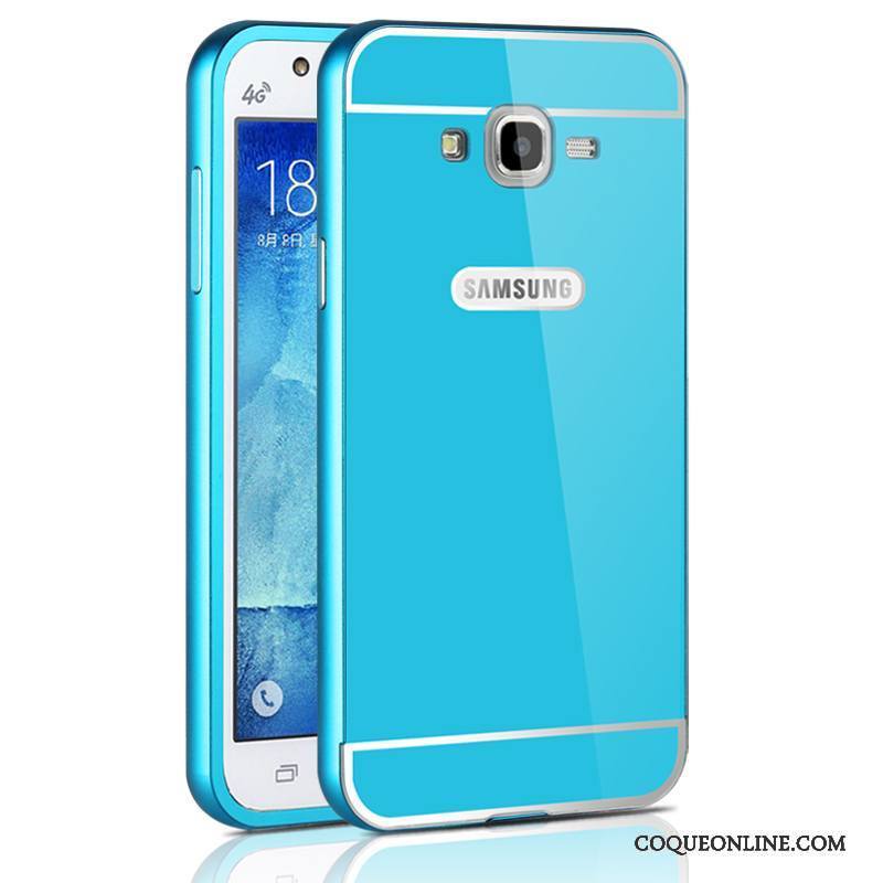 Samsung Galaxy J7 2015 Coque Métal Étoile Téléphone Portable Difficile Protection Border Étui