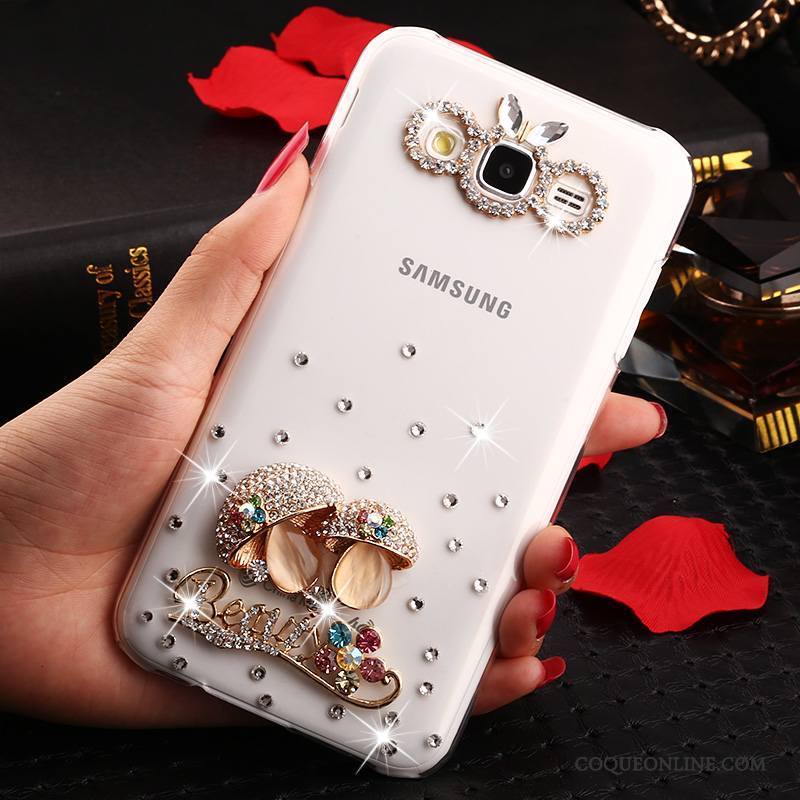 Samsung Galaxy J7 2015 Or Étoile Coque Transparent Protection Incassable De Téléphone