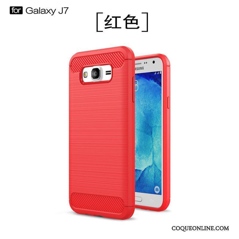 Samsung Galaxy J7 2015 Silicone Vert Étui Fluide Doux Coque De Téléphone Protection Étoile