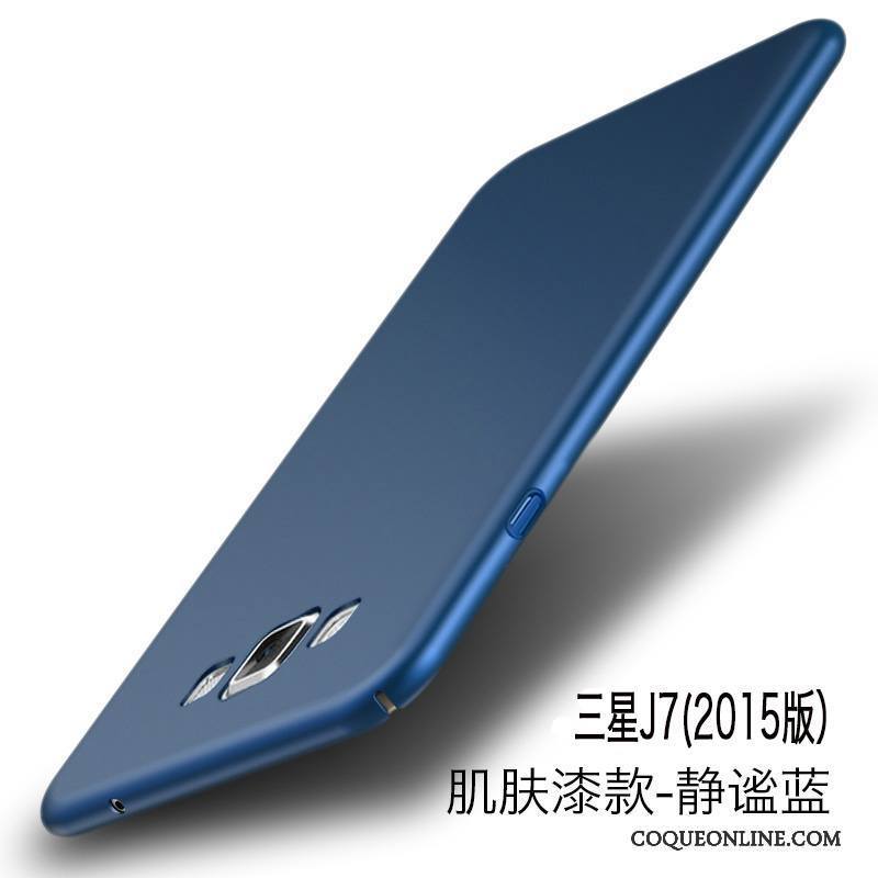 Samsung Galaxy J7 2015 Étui Tout Compris Bleu Incassable Coque De Téléphone Membrane Protection