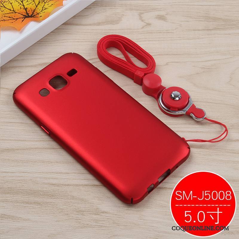 Samsung Galaxy J7 2015 Étui Étoile Coque De Téléphone Difficile Ornements Suspendus Incassable Rouge