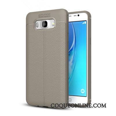 Samsung Galaxy J7 2016 Coque De Téléphone Modèle Fleurie Étui Tout Compris Gris Étoile Incassable